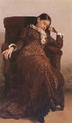 llya Yefimovich Repin Protrait of Vera Alekseevna Repina (mk09 France oil painting reproduction